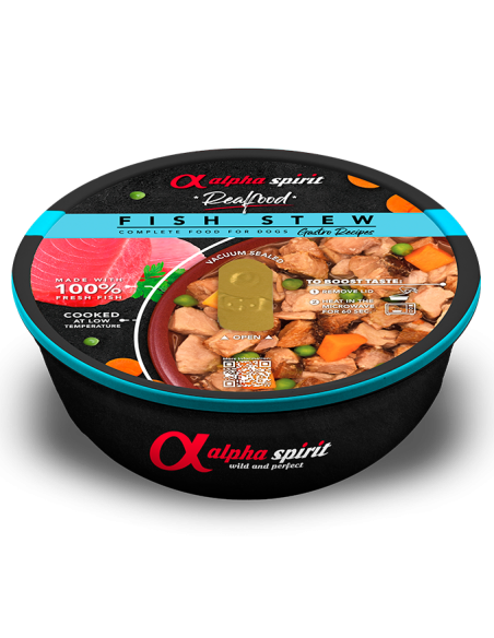 A Ready to Eat Meal for Dogs, ALPHA SPIRIT, Realfood, Fish Stew, 280gr.