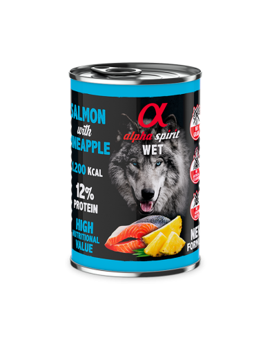 Wet Dog Food, ALPHA SPIRIT, Salmon with...
