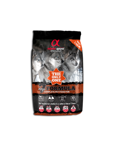 Dry dog food, ALPHA SPIRIT - 7 Days Formula -...