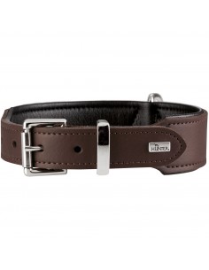Dog collar HUNTER Basic, M-L (60), 46-53cm, dark brown