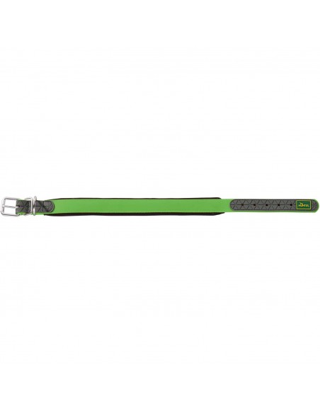 Dog collar HUNTER Convenience Comfort, S (40), 27-35cm, green