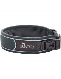 Dog collar HUNTER Divo, S, 25-35cm, gray