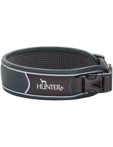 Dog collar HUNTER Divo, S, 25-35cm, gray