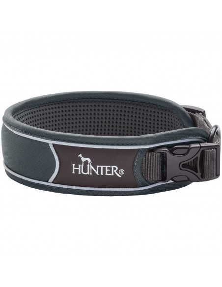 Dog collar HUNTER Divo, XL, 55-65cm, gray