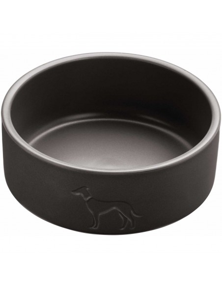 Ceramic dog bowl HUNTER Osby 550 ml, gray