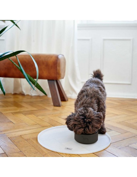 Ceramic dog bowl HUNTER Osby 550 ml, gray