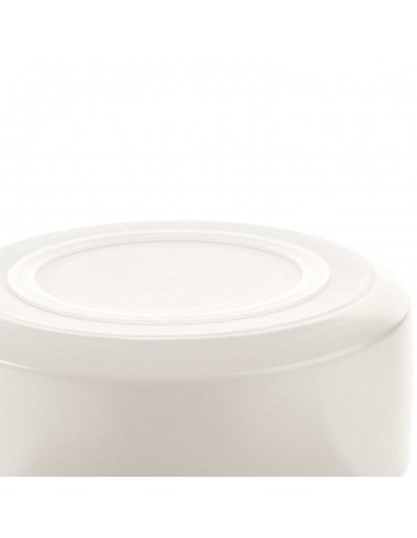 Ceramic dog bowl HUNTER Osby 550 ml, white