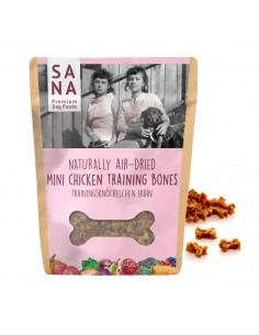 Dog training treats, SANA, chicken bones, 100gr