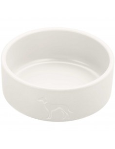 Ceramic dog bowl HUNTER Osby 1100 ml, white