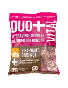 Svaigā barība suņiem MUSH - DUO+ VITAL, cūka ar liellopu,...