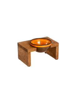 Feeding table ANYBELLY - Single Elegance, dark oak with...