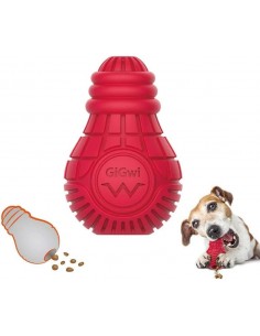 Dog toy GiGwi - Bulb M, red, for treats and games, very... 2