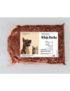 Fresh dog food White Tail Treats, 100% ground venison, 1kg