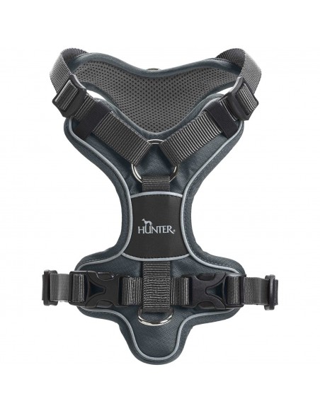 Dog harness HUNTER Divo Up, S-M, gray/brown