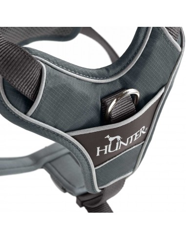 Dog harness HUNTER Divo Up, S, gray/brown