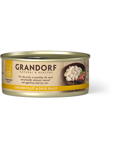 Canned food for cats GRANDORF - Chicken Breast & Duck...