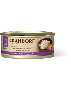 Canned food for cats GRANDORF - Chicken Breast & Salmon...