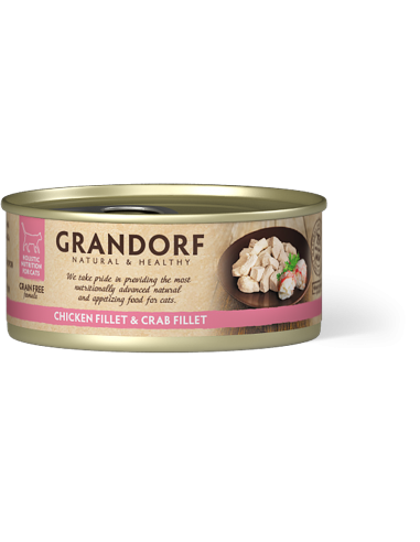 Canned food for cats GRANDORF - Chicken Breast...
