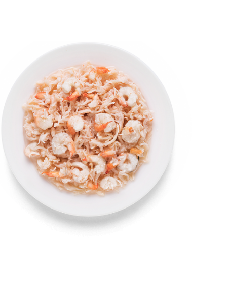 Canned food for cats GRANDORF - Chicken Breast & Shrimp - for adult cats, with chicken and shrimp,70g