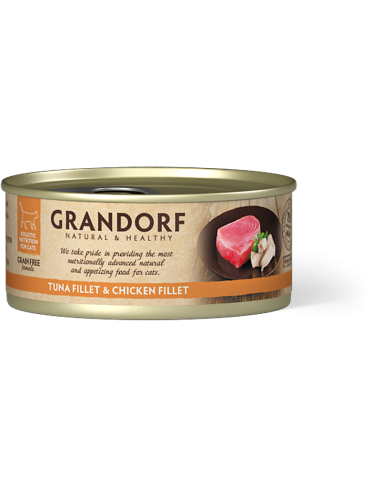 Canned food for cats GRANDORF - Tuna Fillet &...
