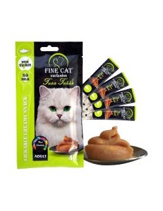 Cat treat, FINE CAT, Tuna pate, 4x15g.