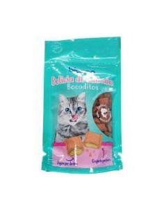 Kaķu kārums, BIAZOO, Bocaditos, laša spilventiņi, 60g.