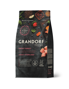 GRANDORF FRESH sausā barība sterilizētiem kaķiem vai...