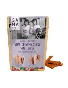 Chewing sticks for dogs SANA - with beef and turkey, 150 gr.