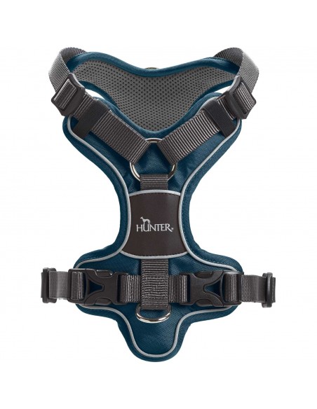 Dog harness HUNTER Divo, dark blue/gray L