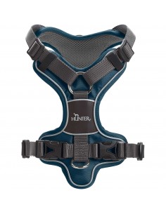 Dog Harness, HUNTER, Divo 56-73/M, dark blue/grey 2