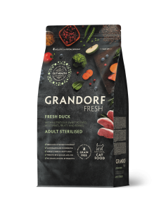 Dry food GRANDORF FRESH - for sterilized cats or seniors,...