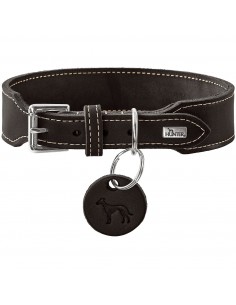Dog collar HUNTER, Aalborg extra wide size M (55), black