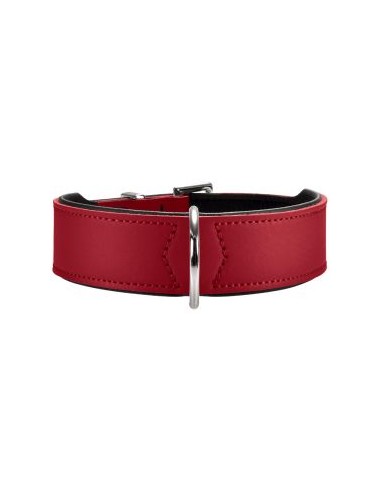 Dog collar HUNTER Basic 55/M, red/black