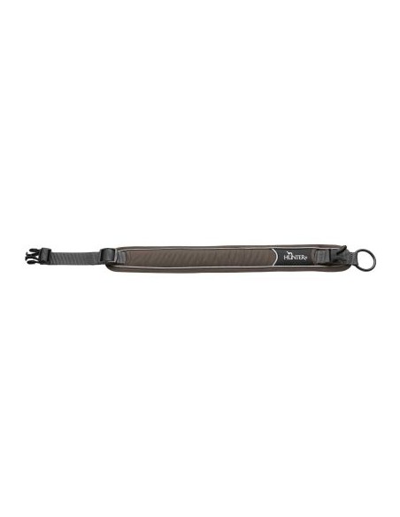 Dog collar HUNTER, Divo Reflect XL, brown/gray
