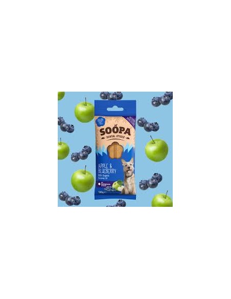 Dental Sticks, SOOPA, Apple & Blueberry, 100g.