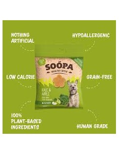 Dog Treats, SOOPA, Healthy Bites, kale & apple, 50g. 2