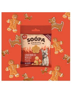 Dog Treats, SOOPA, Healthy Bites, gingerbread, 50g