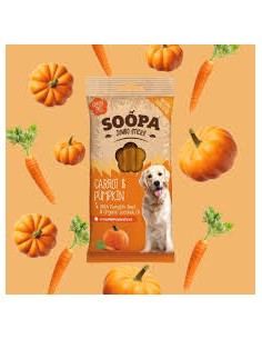Zobu higēnas gardumi lieliem suņiem, SOOPA, ar burkāniem...