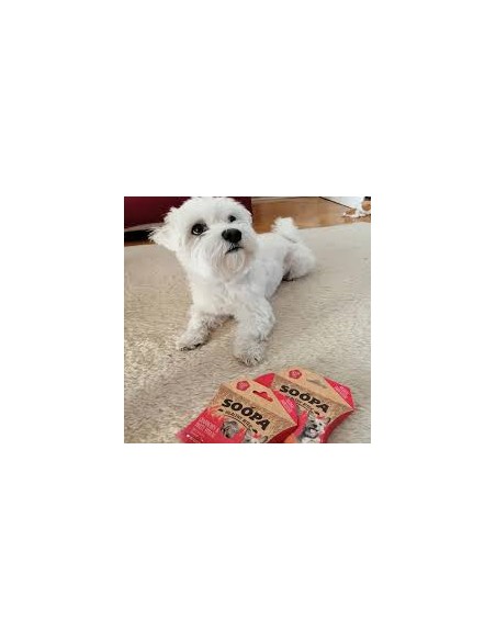 Dog Treats, SOOPA, Healthy Bites, Sweet potato & Cranberry, 50g.