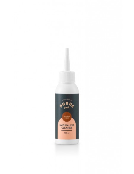 Ausu tīrīšanas līdzeklis suņiem un kaķiem PURUSPET - dabīgs, 100ml
