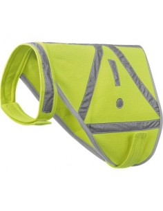 High-visibility vest for dogs, HUNTER, M, yellow.