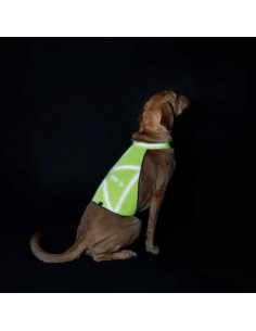 High-visibility vest for dogs, HUNTER, M, yellow. 2