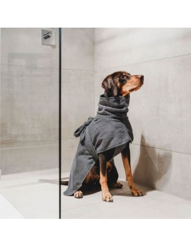 Bathrobe for dogs, HUNTER, Riga, 60, grey.