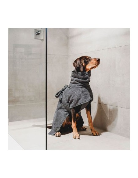 Bathrobe for dogs, HUNTER, Riga, 60, grey.