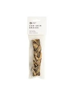 Kārumi suņiem ELI Pet - COD BRAIDS, Mencu ādas bizes, 20gr
