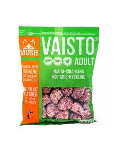 Fresh dog food MUSH - VAISO, GREEN, with beef, pork and...