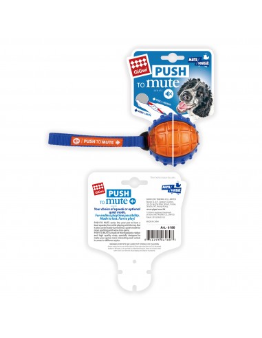 Dog toy, GiGwi, Push to Mute, Ball