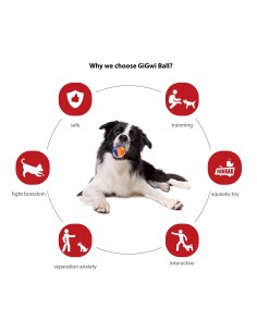 Dog toy, GiGwi, Ball, S 2