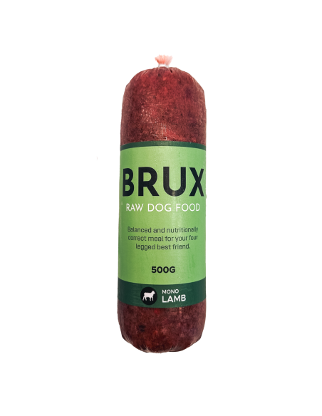 Raw Dog Food BRUX - LAMB MONO protein, 5kg, (10x500gr)