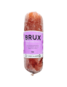 Raw Dog Food BRUX - TURKEY & LAMB, 1kg